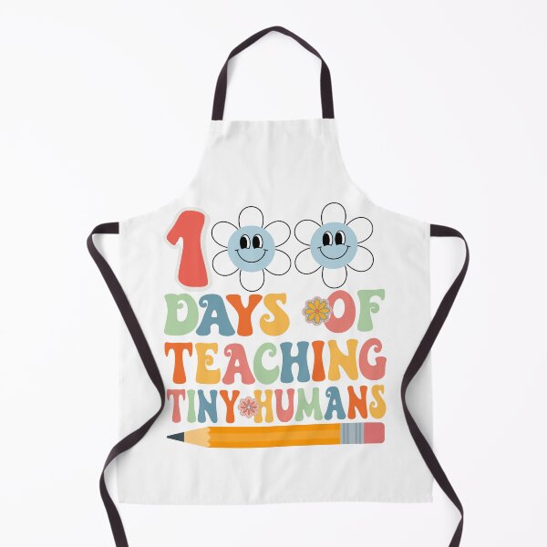 Item preview, 100 Days Of Teaching Tiny Humans, Teacher 100 Days of School, Hippie Teacher 100 Days of School designed and sold by desireedickens.