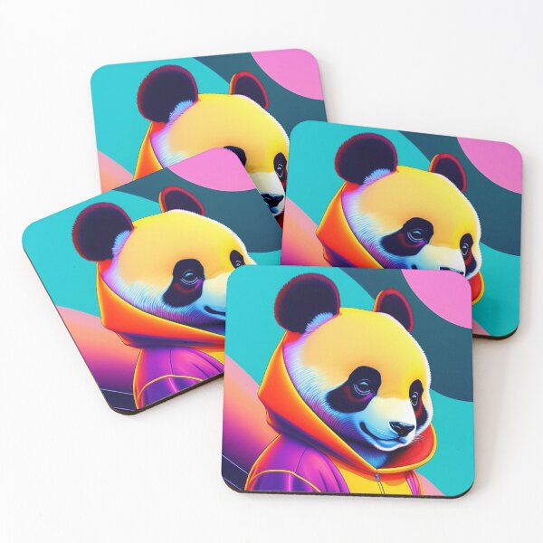 Item preview, AI Generated Art , 60s Cartoon Panda Bear Poster  designed and sold by DominicAi.