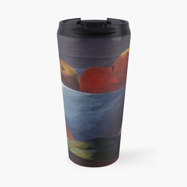 Still life with apples and onions Travel Mug