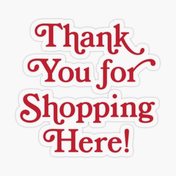 Thanks For Shopping Small Printable Stickers – Cassie Smallwood