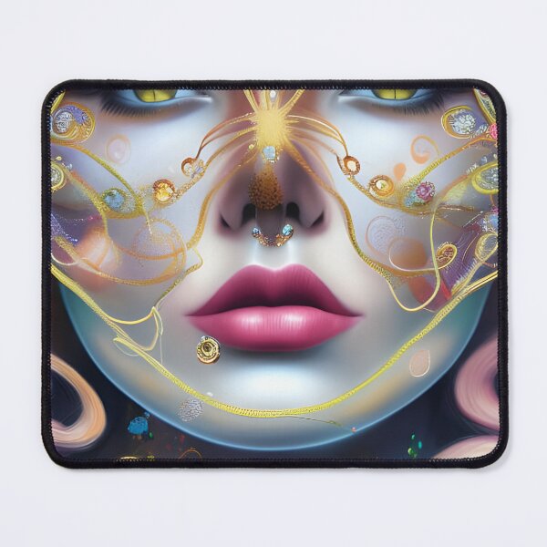 Item preview, Abstracted Realities: Surreal Woman Portrait with Intriguing Details designed and sold by artmanikin.