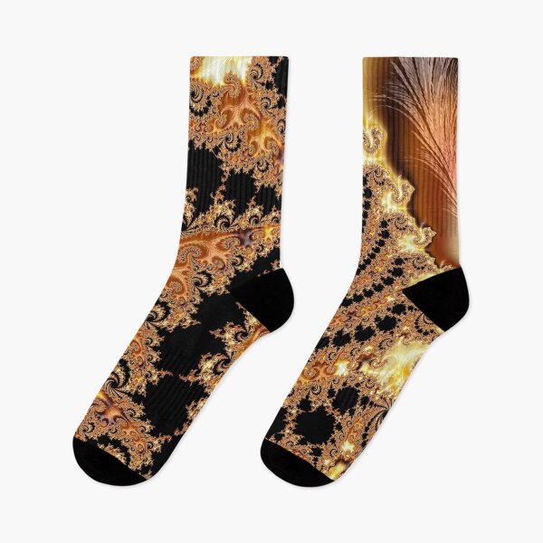 Item preview, Swirls & Twirls of Mandelbrot Set Fractal Art in Fall Shades of Dark, Golden & Red Browns designed and sold by Karen McFarland.