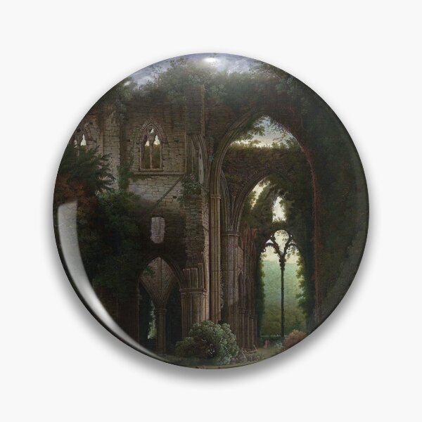 Item preview, Sketching the Ruins of Tintern Abbey by Samuel Colman Remastered Xzendor7 Old Masters Reproductions designed and sold by Xzendor7 Digital Art Creations.