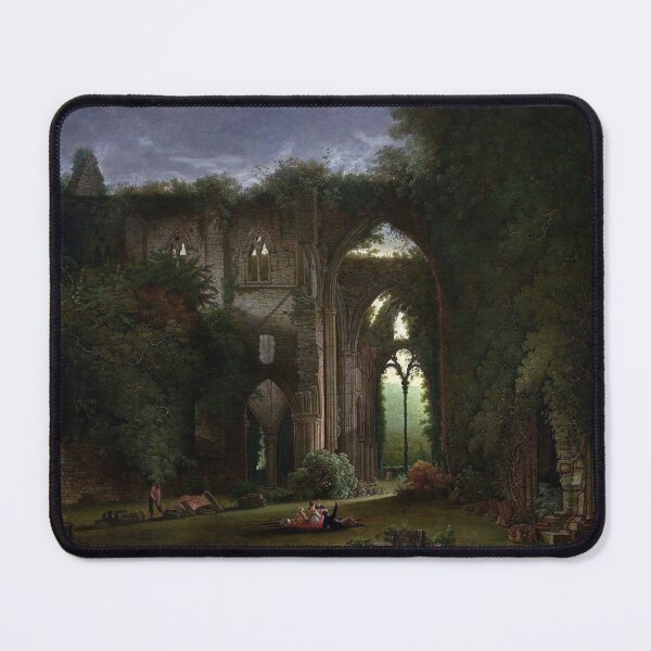 Item preview, Sketching the Ruins of Tintern Abbey by Samuel Colman Remastered Xzendor7 Old Masters Reproductions designed and sold by Xzendor7 Digital Art Creations.