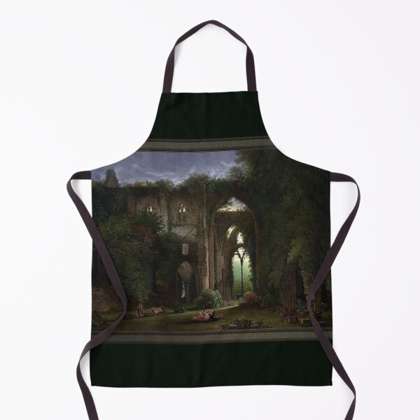Item preview, Sketching the Ruins of Tintern Abbey by Samuel Colman Remastered Xzendor7 Old Masters Reproductions designed and sold by Xzendor7 Digital Art Creations.