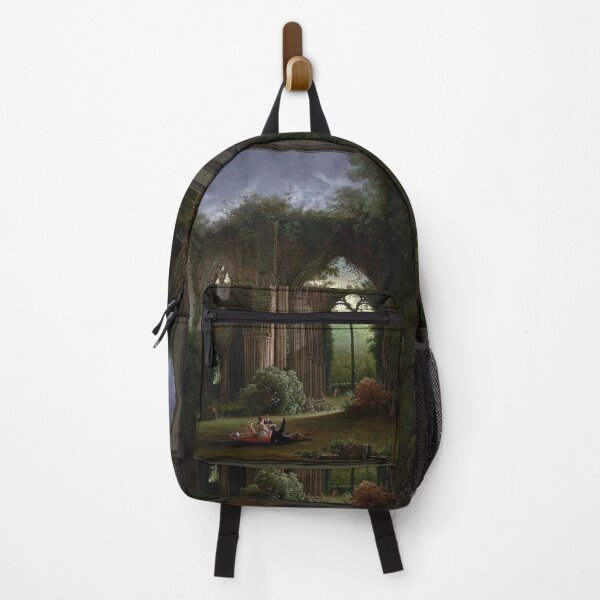 Item preview, Sketching the Ruins of Tintern Abbey by Samuel Colman Remastered Xzendor7 Old Masters Reproductions designed and sold by Xzendor7 Digital Art Creations.