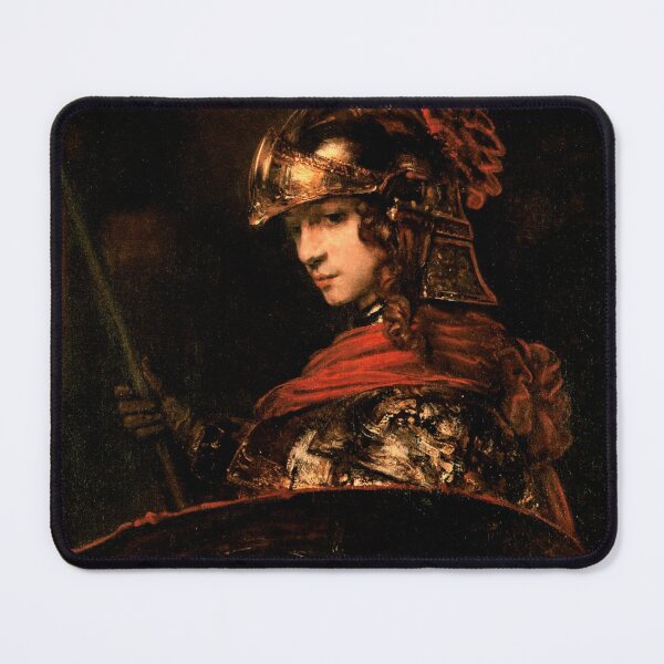 Item preview, Pallas Athena or, Armoured Figure by Rembrandt Van Rijn 1664-5 designed and sold by Yemena.