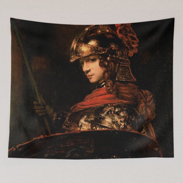 Item preview, Pallas Athena or, Armoured Figure by Rembrandt Van Rijn 1664-5 designed and sold by Yemena.