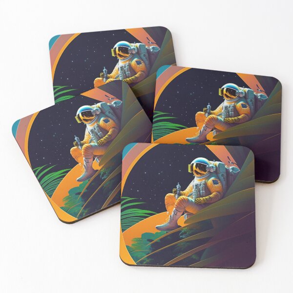 Item preview, Astronaut landed in the Jungle, AI Generated Art Design  designed and sold by DominicAi.