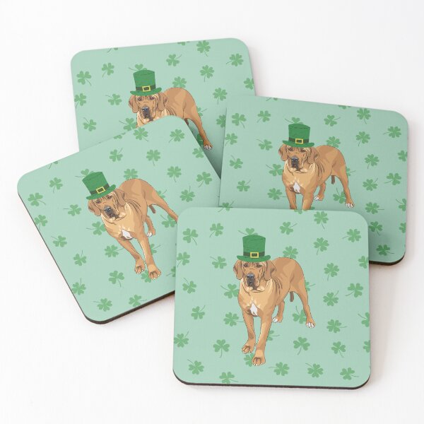 Item preview, Fawn Great Dane with Saint Patrick's Day Theme  designed and sold by SeasonalDogs.