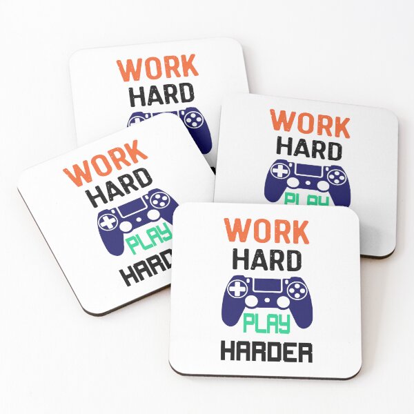 Item preview, Work Hard, Play Harder designed and sold by FASHIONGALLERIA.