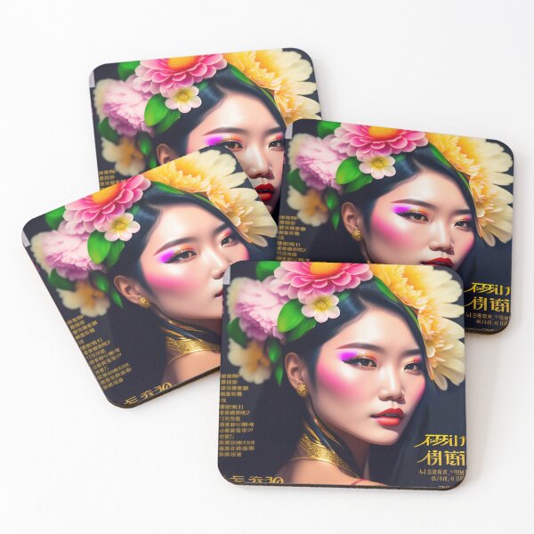 Item preview, Japanese Magazine Fashion Queen , AI Generated Art  designed and sold by DominicAi.