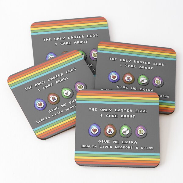 Item preview, 8 Bit Easter Eggs - great gift for retrogamers and retro computer fans designed and sold by NearTheKnuckle.