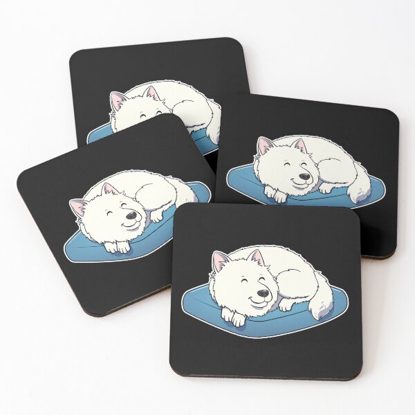 Artikelvorschau, Samoyed Sleeping Dog entworfen und verkauft von DoggieDelights.