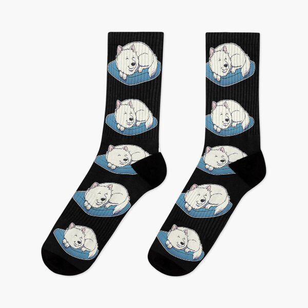 Item preview, Samoyed Sleeping Dog designed and sold by DoggieDelights.