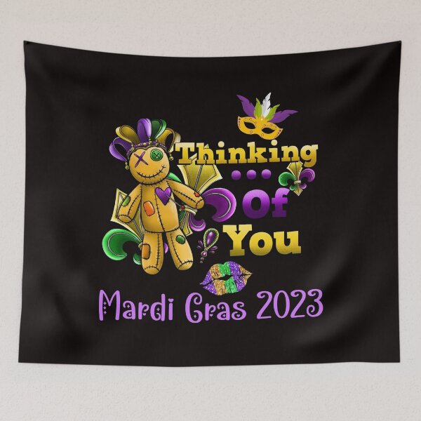 Artikelvorschau, Ich denke an dich Voodoo-Puppe, Mardi Gras 2023, New Orleans entworfen und verkauft von desireedickens.