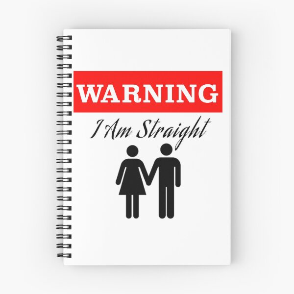 Item preview, I am straight thats a warning  designed and sold by redDottyDesign.