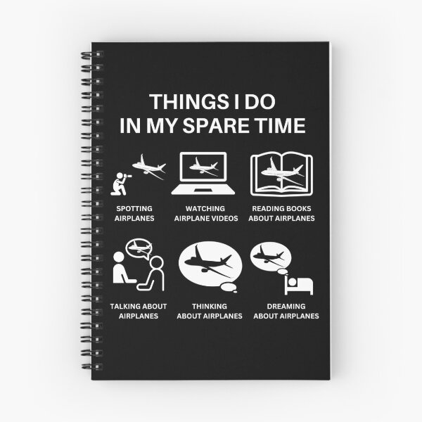 Item preview, Things I Do In My Spare Time Airplane Lover designed and sold by SpicyAviator.