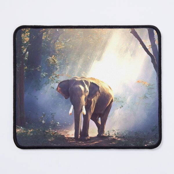Item preview, Elephant Walking On A Forest Road designed and sold by Inyeneart.