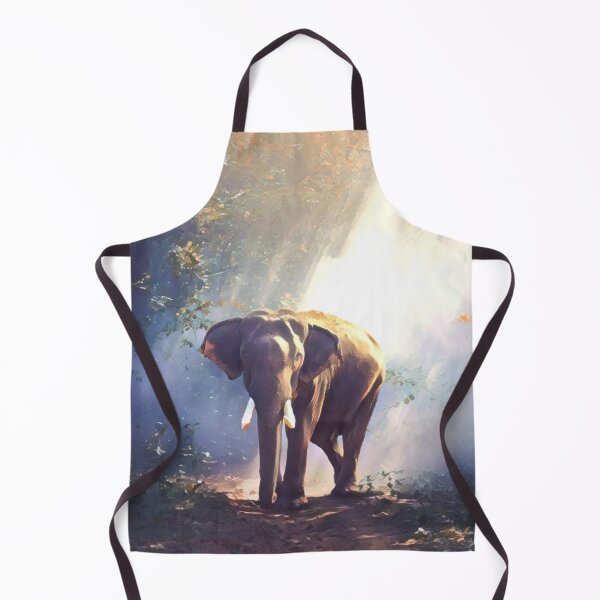 Item preview, Elephant Walking On A Forest Road designed and sold by Inyeneart.