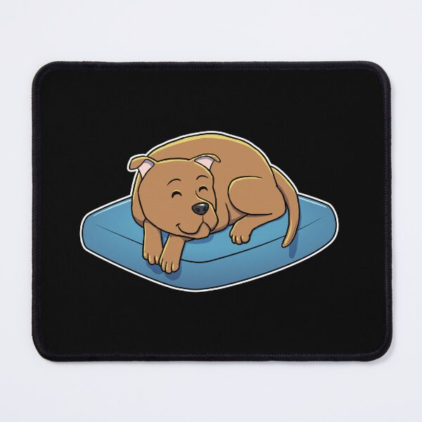 Item preview, Staffordshire Bull Terrier Sleeping Dog designed and sold by DoggieDelights.