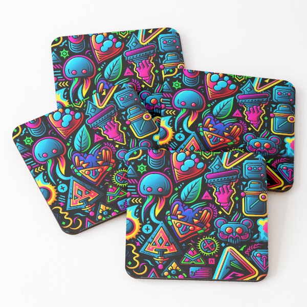 Item preview, Cyberpunk motif pattern #4 designed and sold by Christolamber.