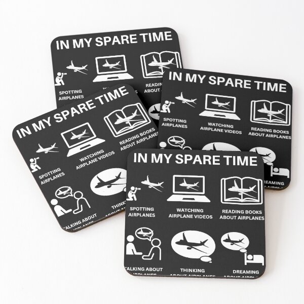 Item preview, Things I Do In My Spare Time Airplane Lover designed and sold by SpicyAviator.