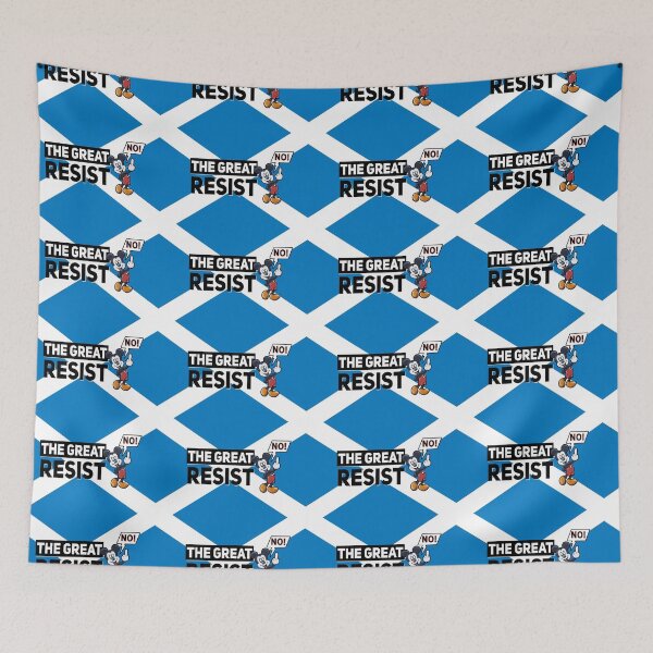 Item preview, THE GREAT RESIST SCOTTISH FLAG designed and sold by GraffitiBomberZ.