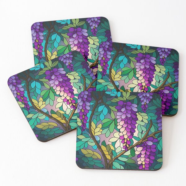 Item preview, Wisteria floral pattern #3 designed and sold by Christolamber.