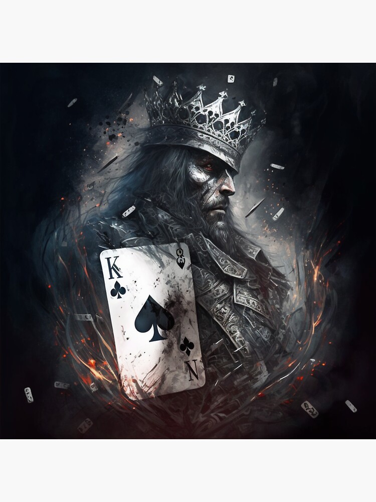 "Alice in borderland king of spades " Sticker for Sale by Paintandgo