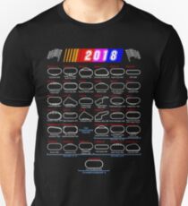 Schedule Nascar Cup Series 2018 Unisex T-Shirt
