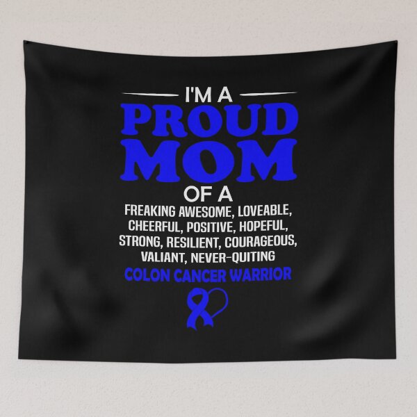 Item preview, Proud Mom Of A Colon Cancer Awareness Warrior designed and sold by Adolfo114.