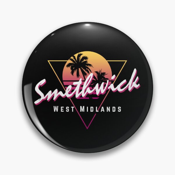 Item preview, Funny 80s Retro Sunset 'Smethwick' West Midlands designed and sold by dinosareforever.