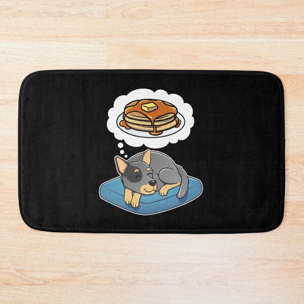 Item preview, Australian Cattle Dog dreaming about Pancakes designed and sold by DoggieDelights.