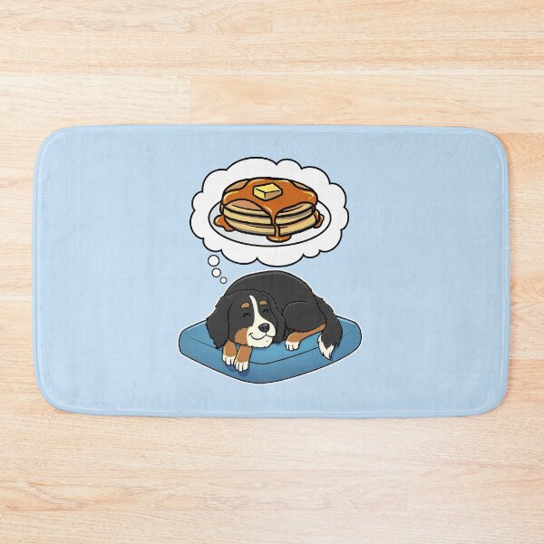 Item preview, Bernese Mountain Dog dreaming about Pancakes designed and sold by DoggieDelights.