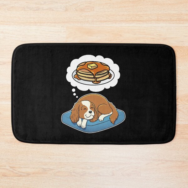 Item preview, Cavalier King Charles Spaniel dreaming about Pancakes designed and sold by DoggieDelights.