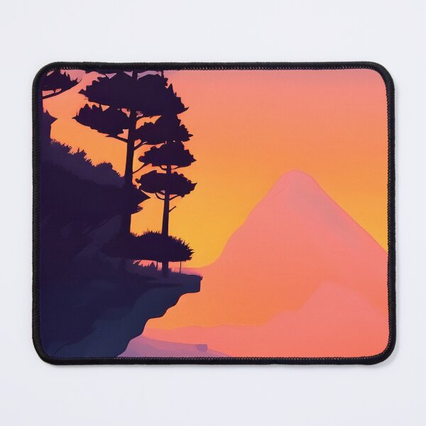 Item preview, Find the Perfect Minimalist Tree and Mountain View Print for Your Home Decor Needs designed and sold by supeart.