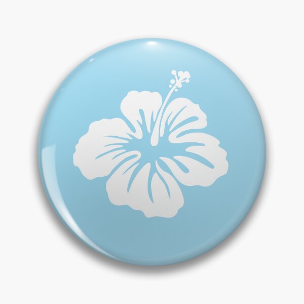 Item preview, White light blue hibiscus tropical coconut girl aesthetic iPhone case designed and sold by blomastudios.