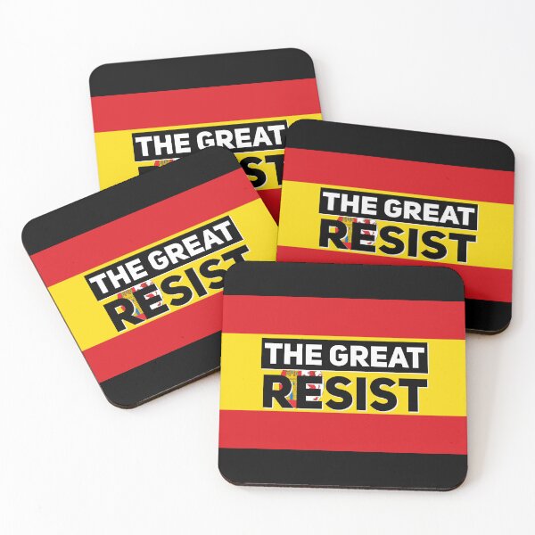Item preview, THE GREAT RESIST SPANNISH FLAG designed and sold by GraffitiBomberZ.
