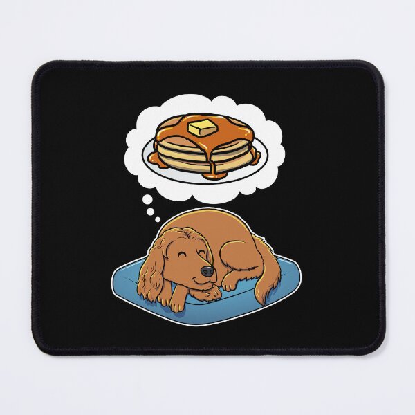 Item preview, English Cocker Spaniel dreaming about Pancakes designed and sold by DoggieDelights.