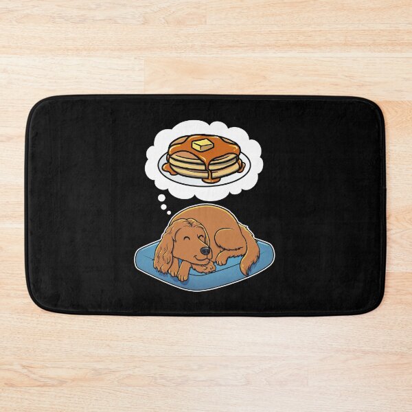 Item preview, English Cocker Spaniel dreaming about Pancakes designed and sold by DoggieDelights.