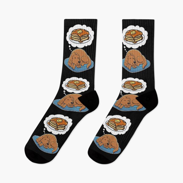Item preview, English Cocker Spaniel dreaming about Pancakes designed and sold by DoggieDelights.