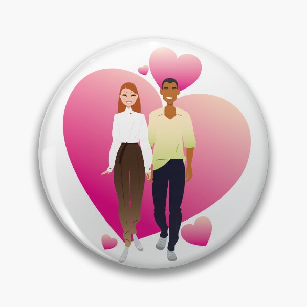 Item preview, interracial couple designed and sold by ladstudio.