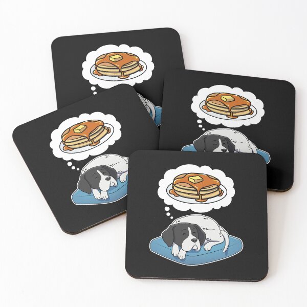 Item preview, English Pointer dreaming about Pancakes designed and sold by DoggieDelights.