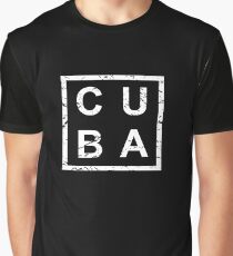 Stylish Cuba Graphic T-Shirt
