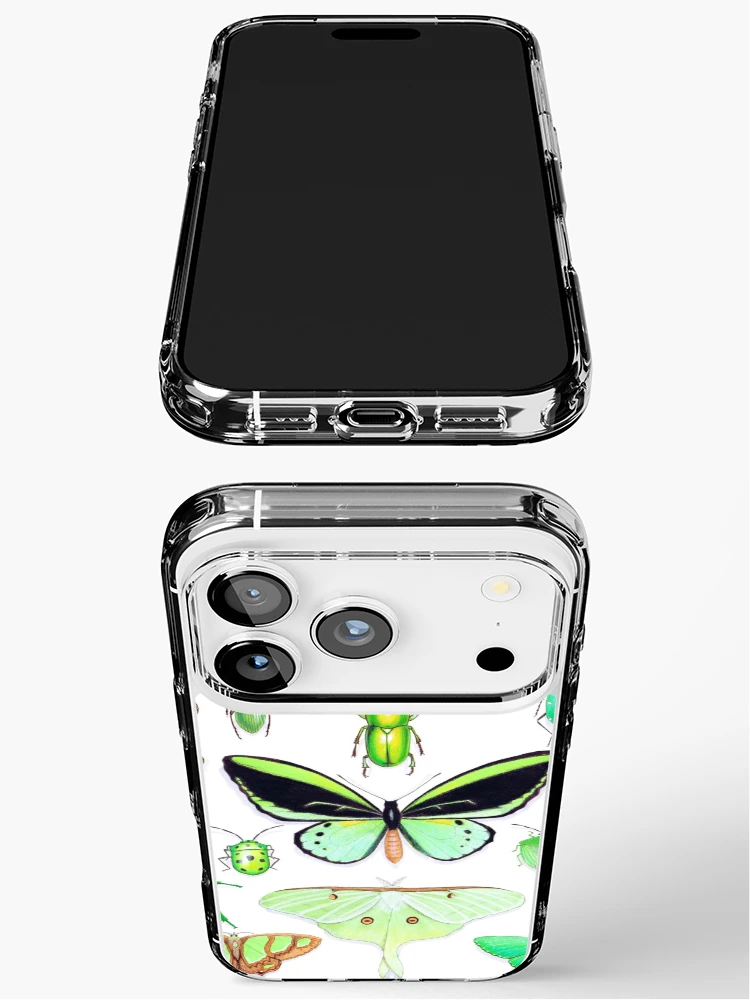 Thumbnail 3 of 5, iPhone Case, Green Insect Collection designed and sold by Vicky Pratt.