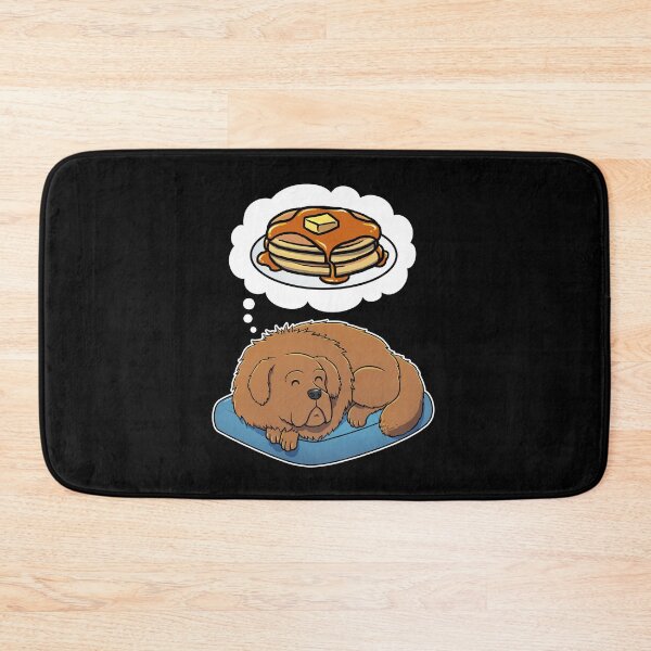 Item preview, Tibetan Mastiff dreaming about Pancakes designed and sold by DoggieDelights.