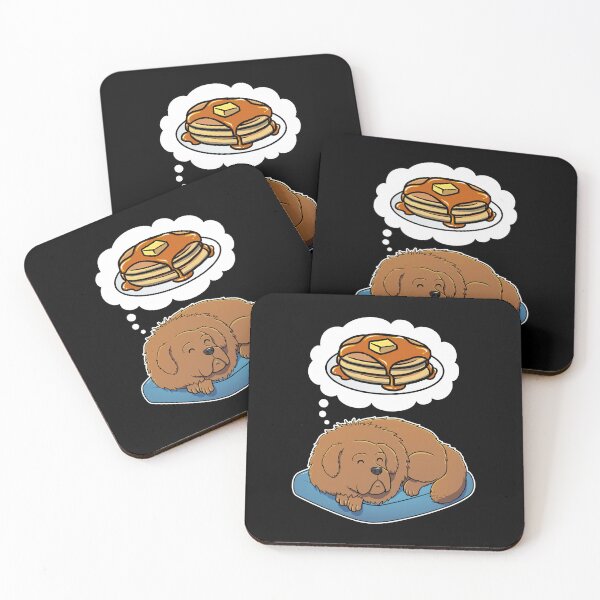 Item preview, Tibetan Mastiff dreaming about Pancakes designed and sold by DoggieDelights.