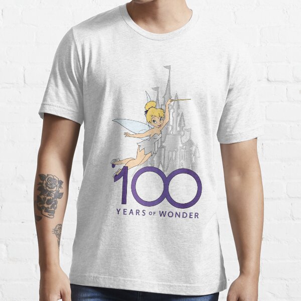 100 years of Wonder, 100th Anniversary, Retro Cartoon Magical Castle Anniversary Essential T-Shirt