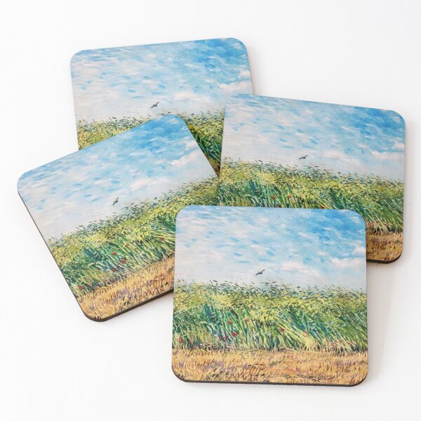 Item preview, Wheat Field with Lark - Vincent van Gogh Masterpiece designed and sold by EcoArtLab.